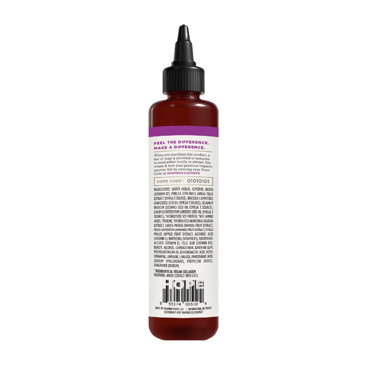 Soapbox Oh My Growth Lengthening Vitamin Booster Rinse-Out Treatment with Biotin B7 5 fl oz