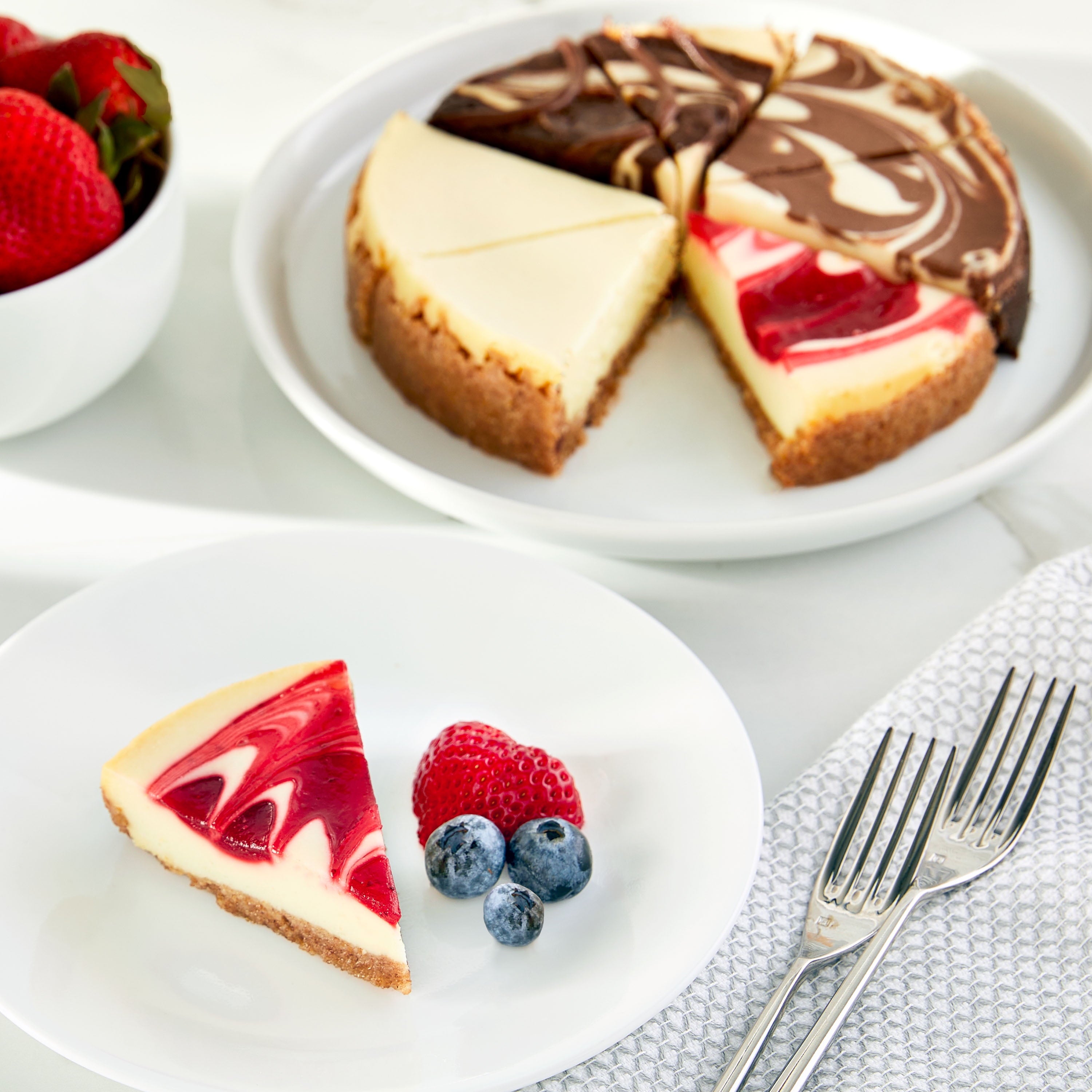 Variety Cheesecake 16 Oz 8 Slices Freshness Guaranteed