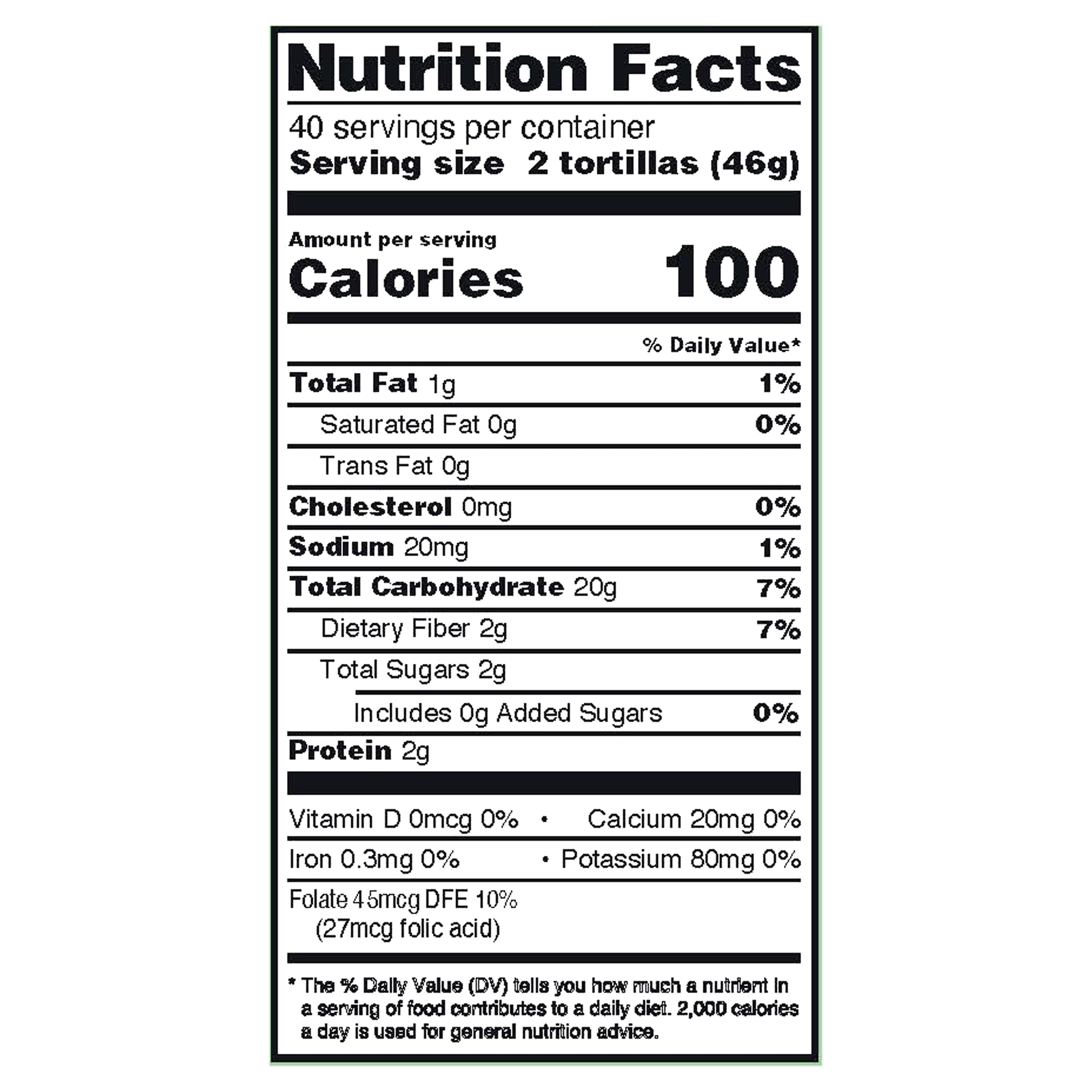 White Corn Tortillas 66.67 Oz 80 Count Great Value