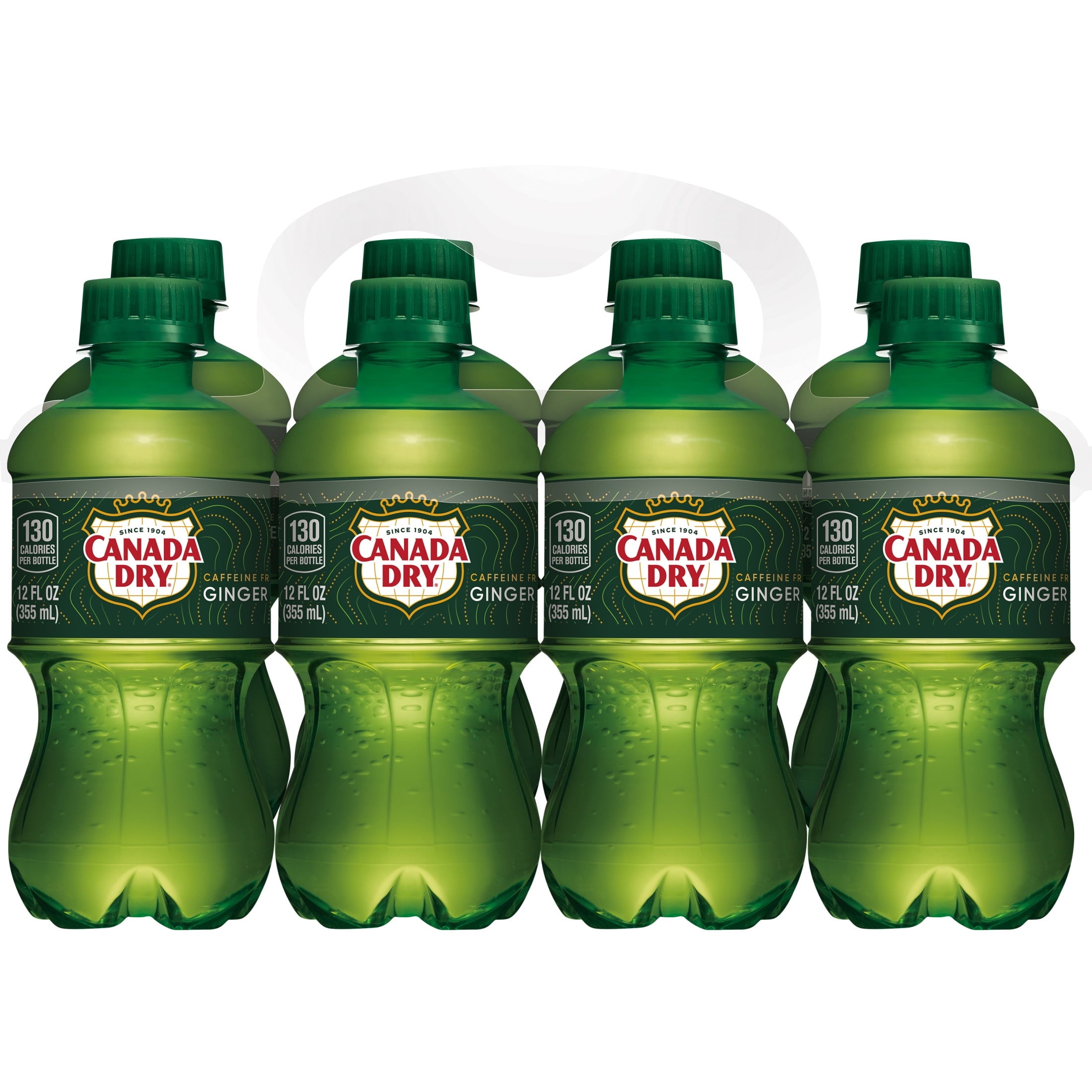 Canada Dry Caffeine Free Ginger Ale Soda Pop Bottles 12 Fl Oz 8 Pack