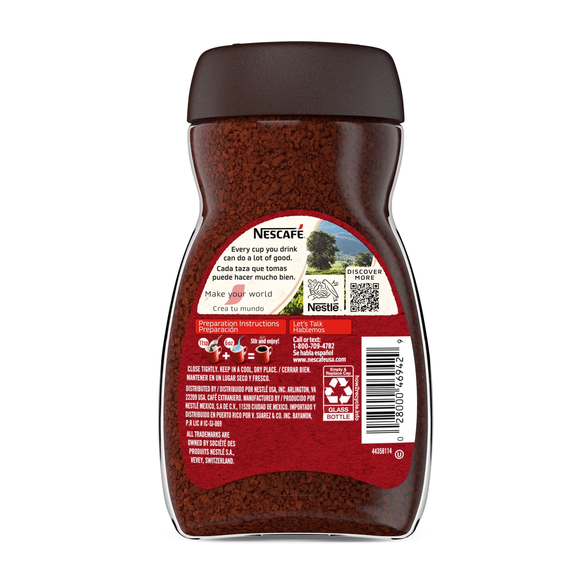 NESCAFÉ CLÁSICO Naturally Caffeinated Dark Roast Instant Coffee 3.5 oz Jar