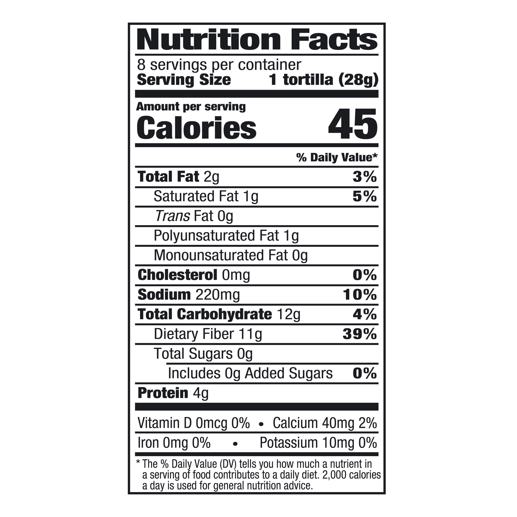 Carb Balance Flour Tortillas Fajita Size 8 Count Mission