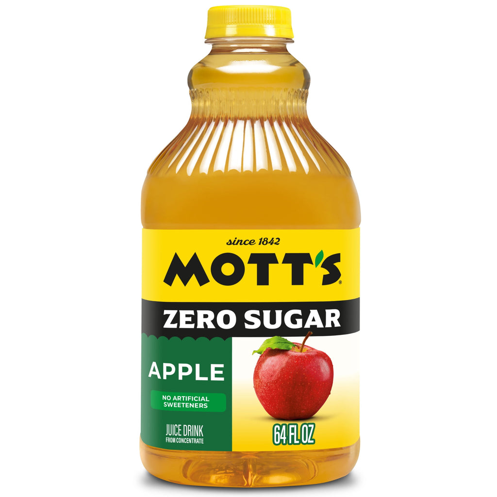 Mott's Zero Sugar Apple Juice Drink Pulp-Free 64 fl oz Bottle