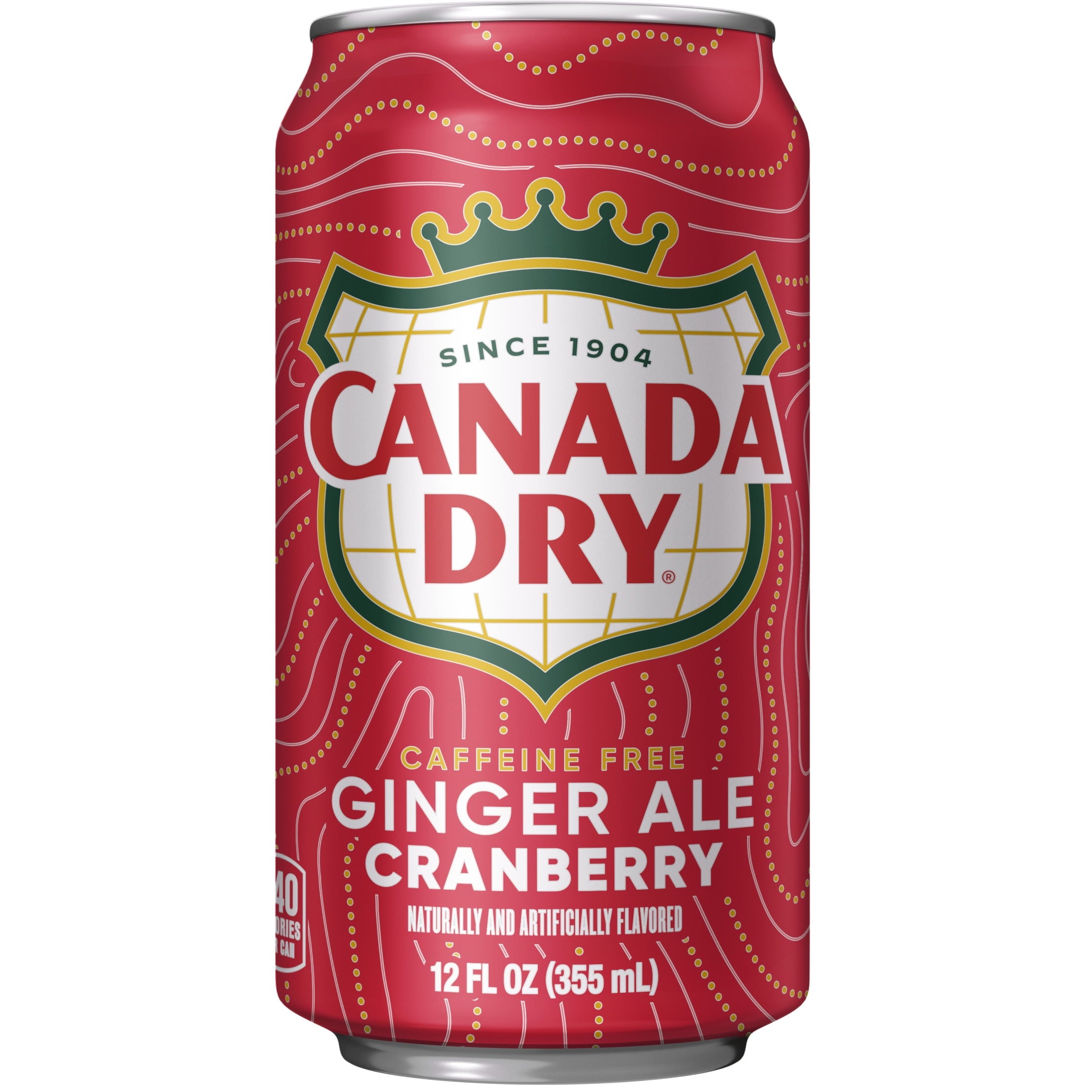 Canada Dry Caffeine Free Cranberry Ginger Ale Soda Pop Cans 12 Fl Oz 12 Pack