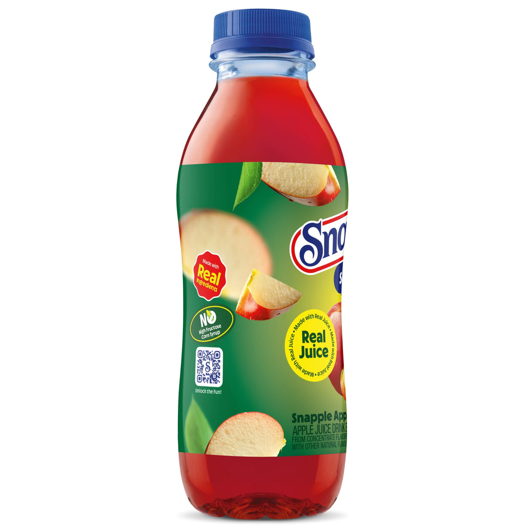 Snapple Apple Juice Drink 16 fl oz Bottle 24 Pack
