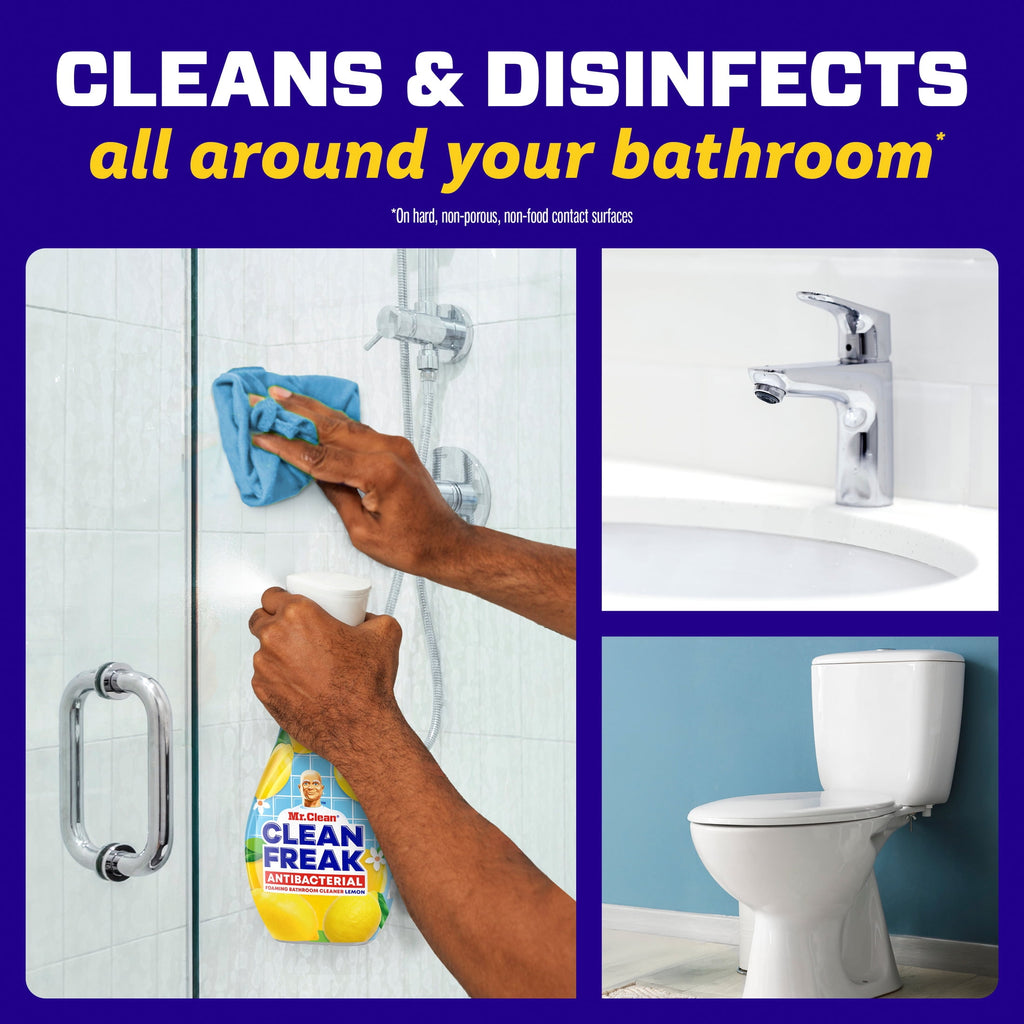 Mr. Clean Clean Freak Lemon Scent Antibacterial Multi-Purpose Bath Cleaner 16 fl oz