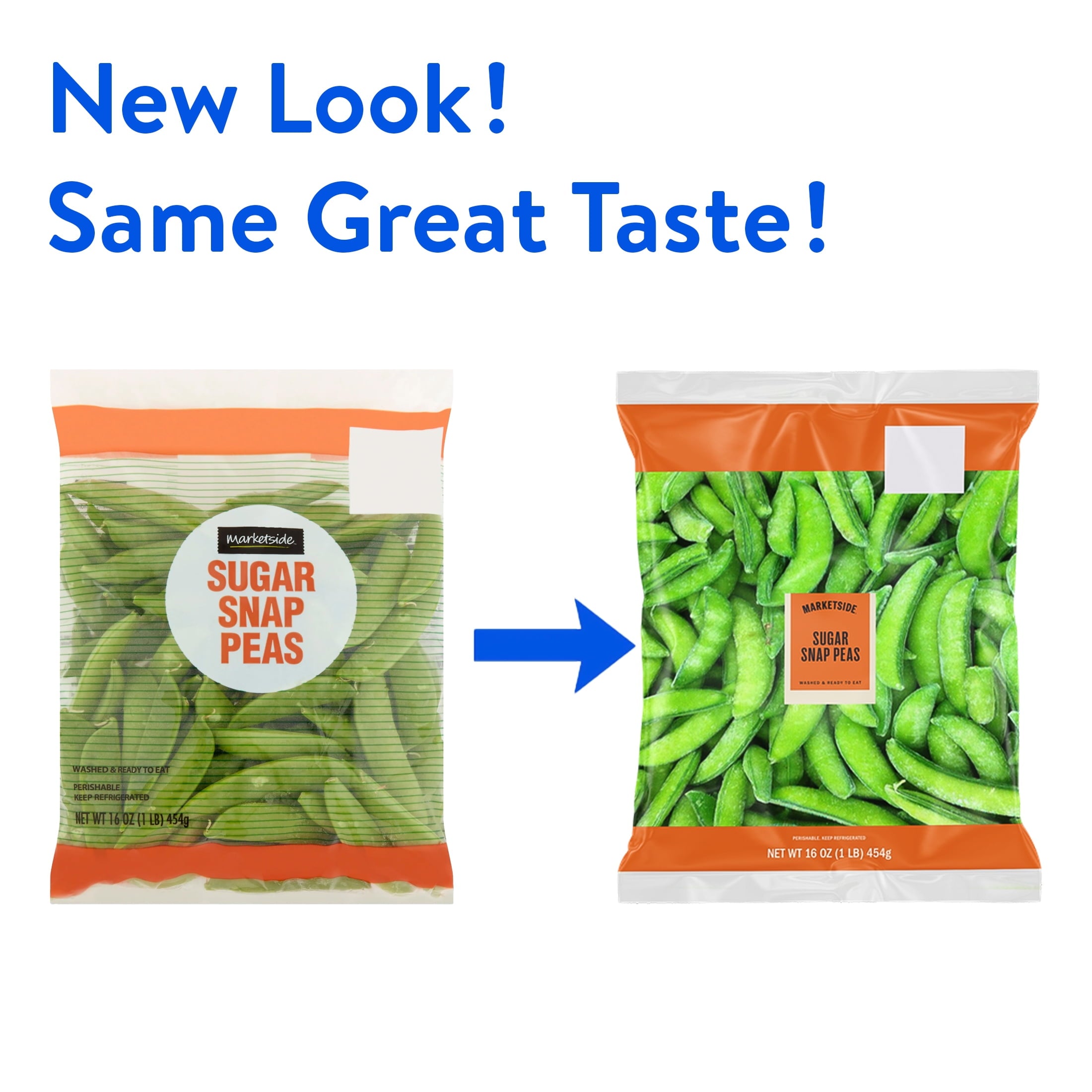 Fresh Marketside Sugar Snap Peas 1 Lb Bag