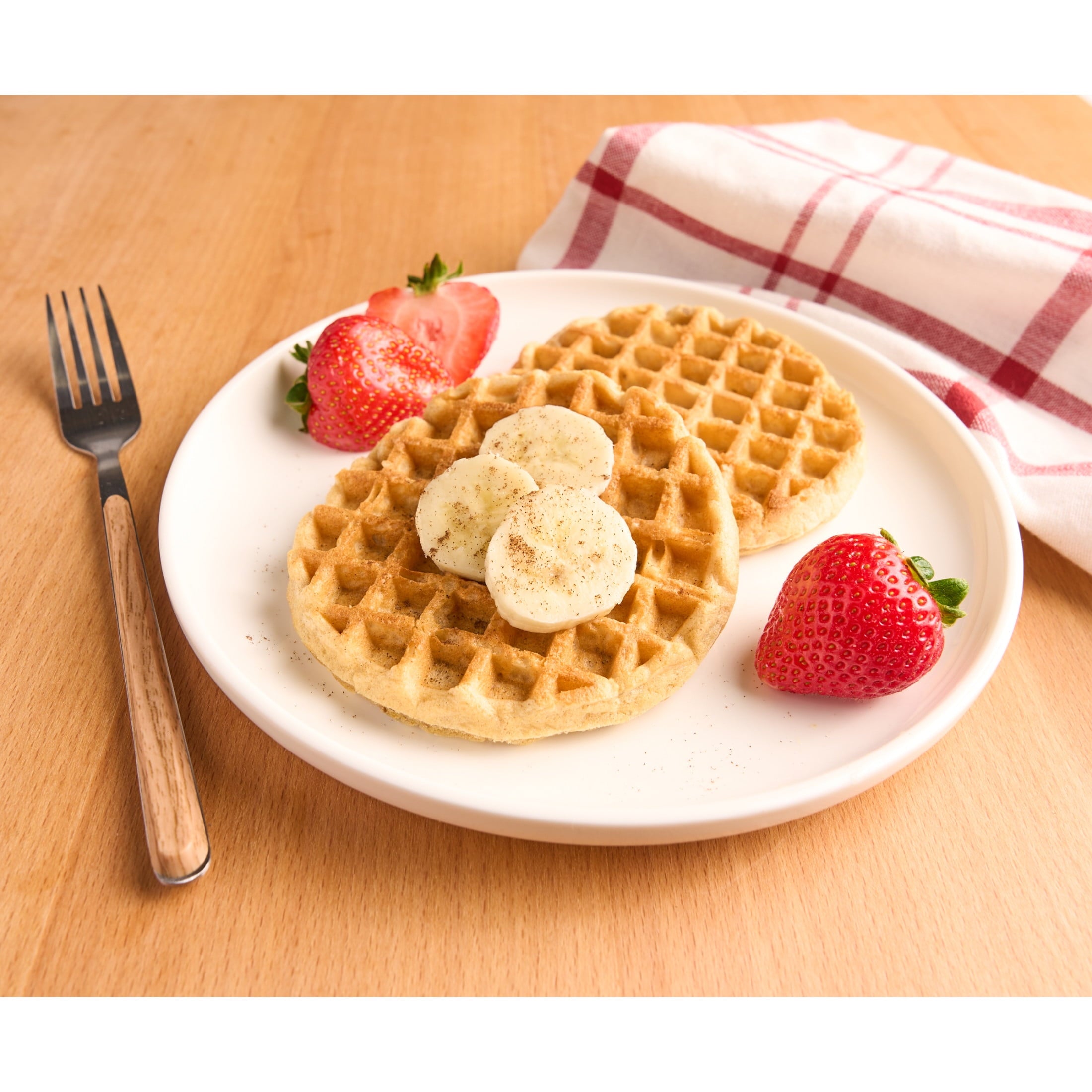 Jimmy Dean Protein Cinnamon Waffles Frozen 8 Count 11.28 Oz