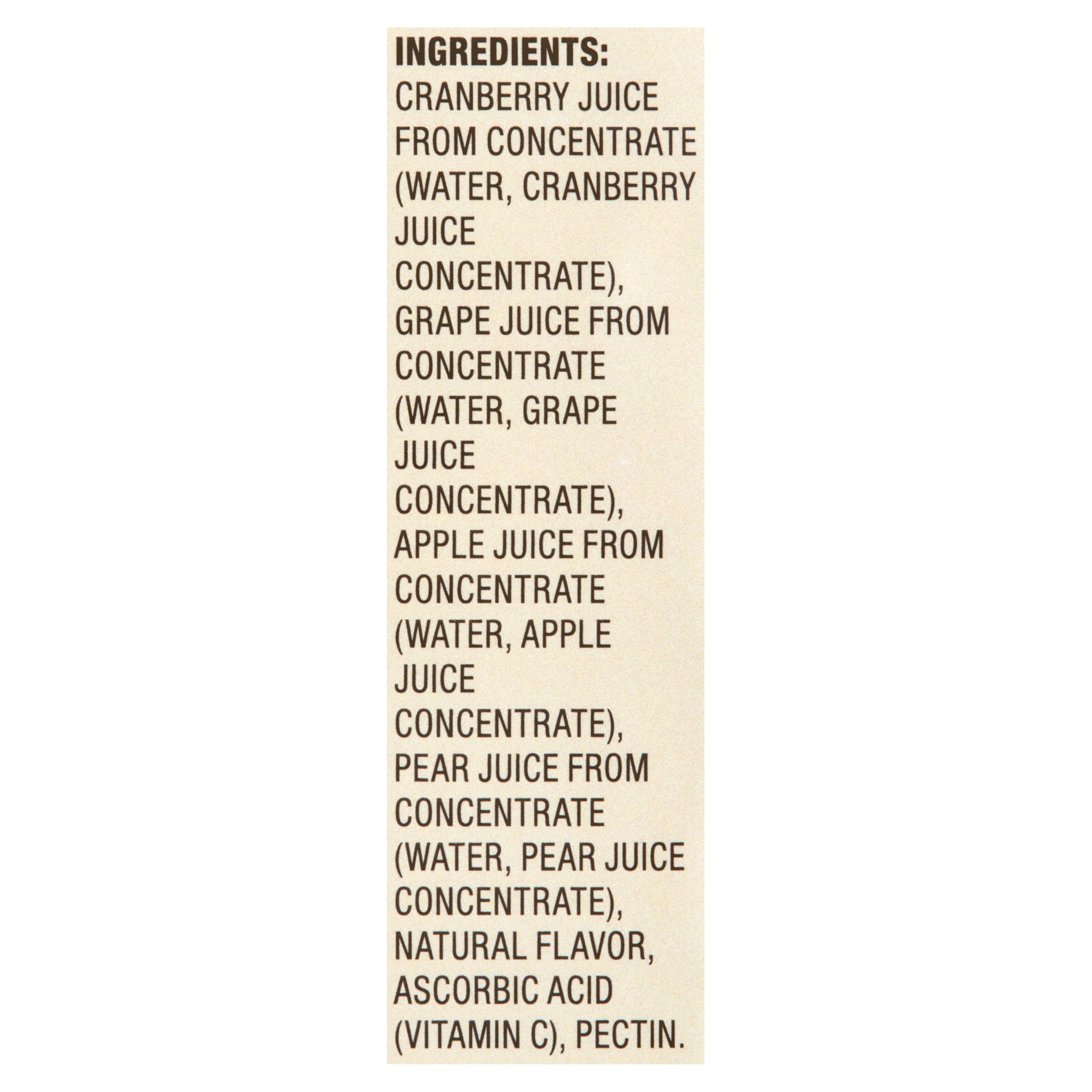 Great Value 100% Juice Cranberry Blend 64 fl oz Bottle