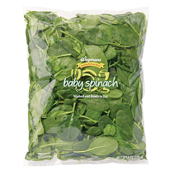 Wegmans Baby Spinach Salad 5 Oz