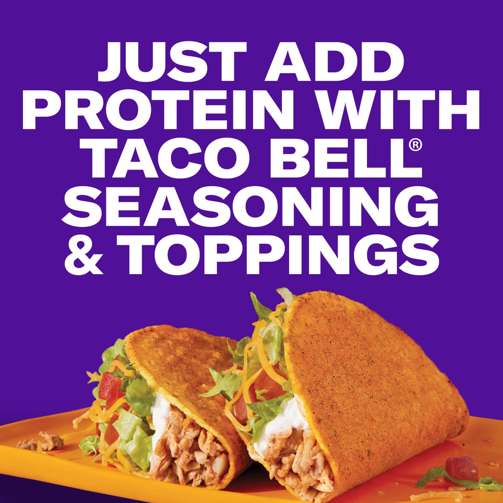 Mild Seasoned Flavor Crunchy Taco Shells 4.8 Oz 12 Count Taco Bell