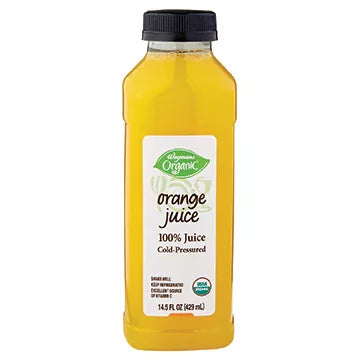 Wegmans Organic Cold-Pressured Orange Juice 14.5 fl. oz.