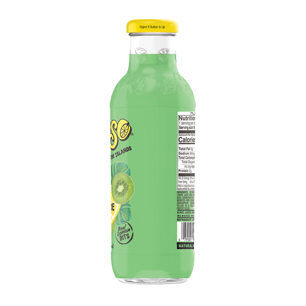 Calypso Kiwi Lemonade Juice Drink 16 fl oz Bottle