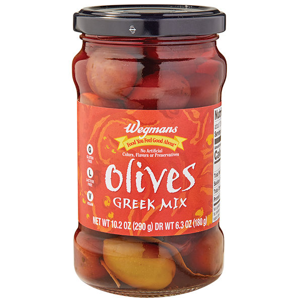 Wegmans Greek Mix Olives 6.3 Oz