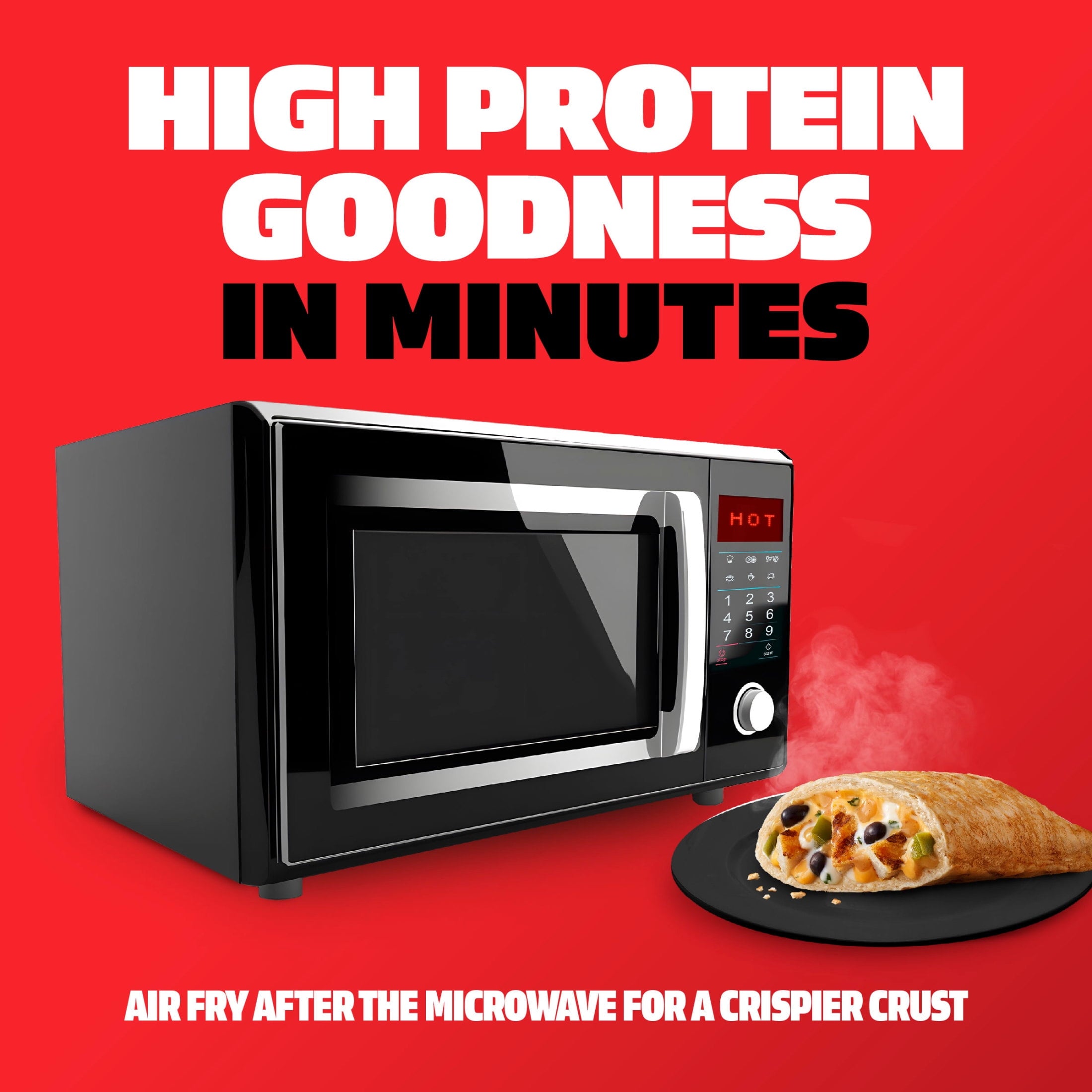 Hot Pockets High Protein Chipotle Chicken Frozen Sandwich 6.75 Oz