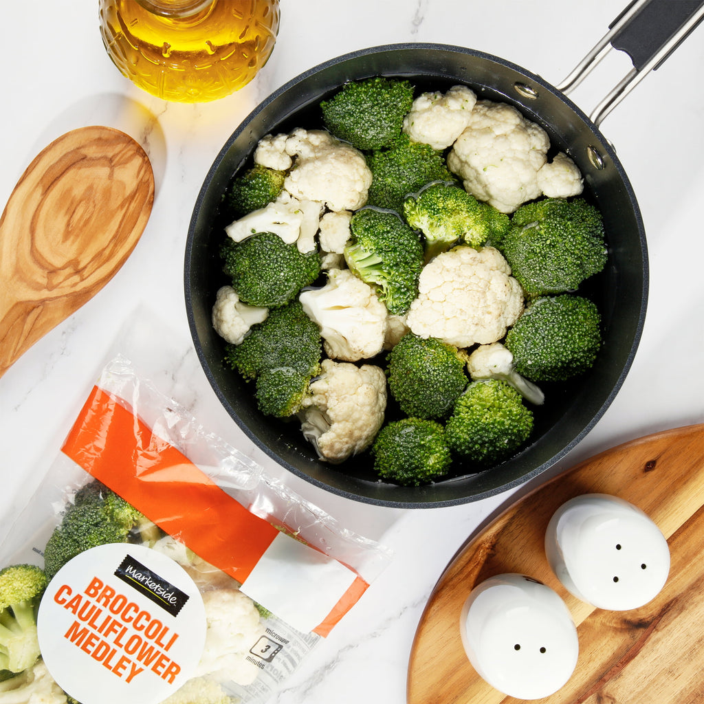 Fresh Broccoli Cauliflower Florets 12 Oz Bag