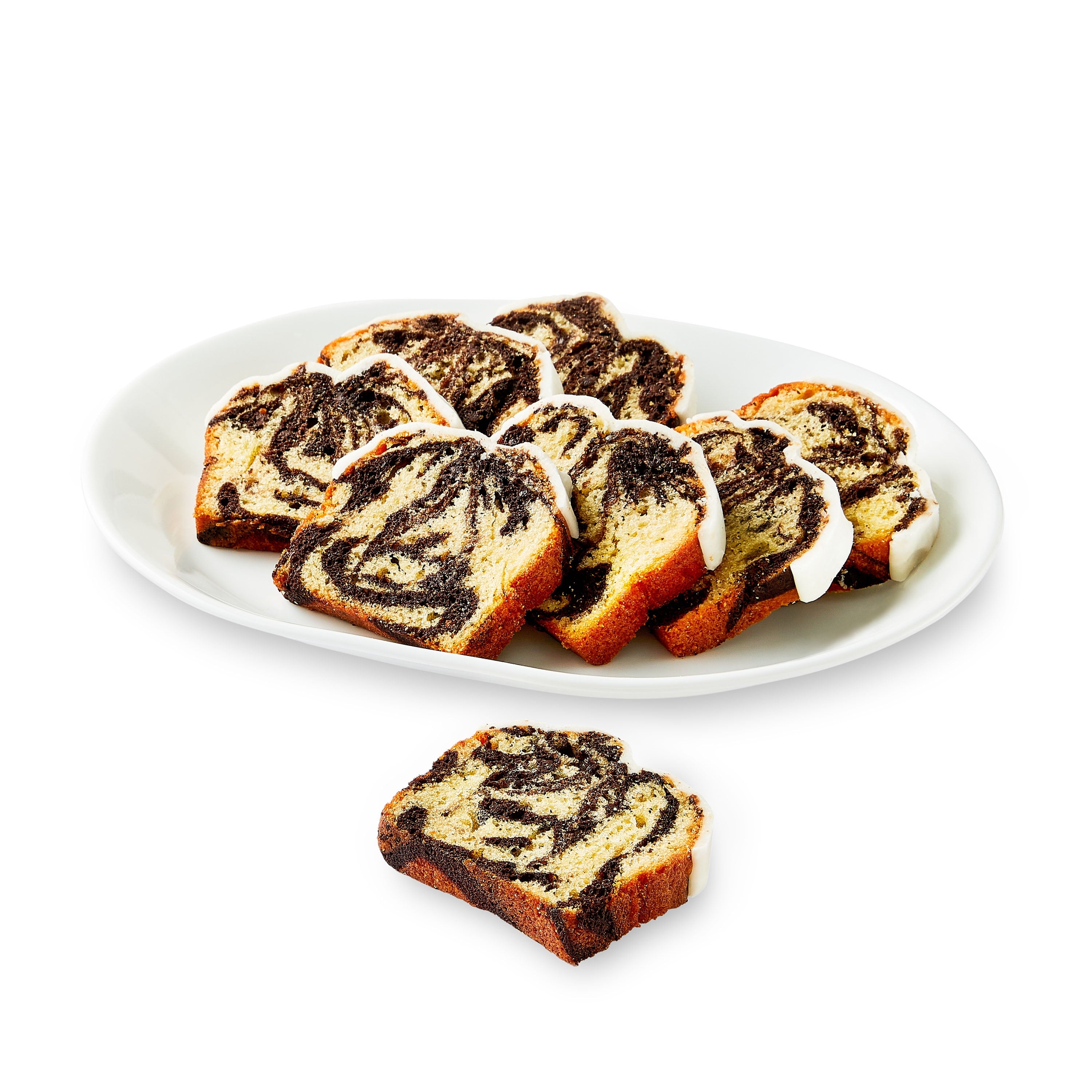 Iced Marble Sliced Loaf Cake 14.1 Oz 8 Count Marketside