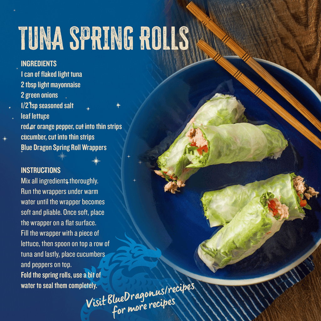 Spring Roll Wrappers 4.7 Oz 3 Pack Blue Dragon