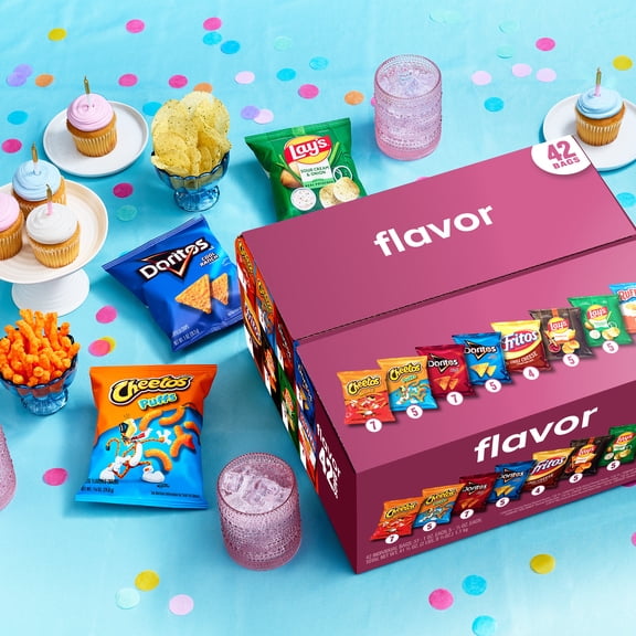 Flavor Mix Variety Pack Snack Chips 42 Count 1 Count Frito-Lay