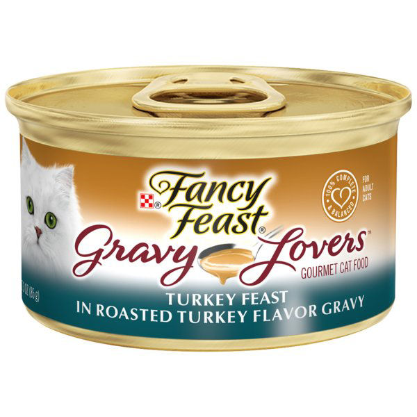 Fancy Feast Gravy Lovers Turkey Feast Wet Cat Food 3 oz