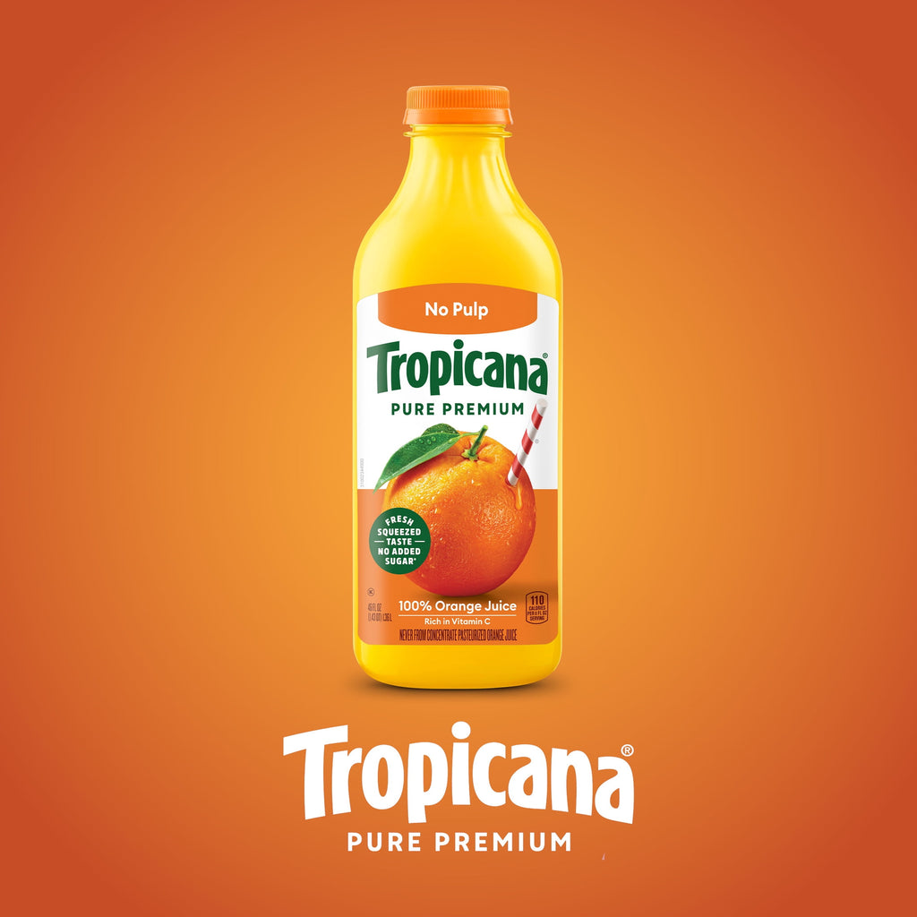 Tropicana Pure Premium 100% Orange Juice Original No Pulp 46 fl oz