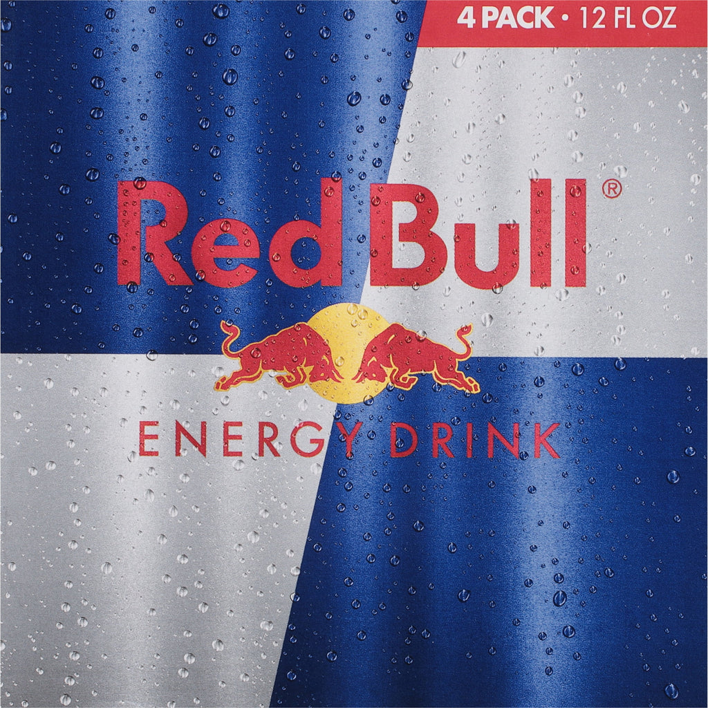 Red Bull Energy Drink Original 12 fl oz 4 Pack Cans