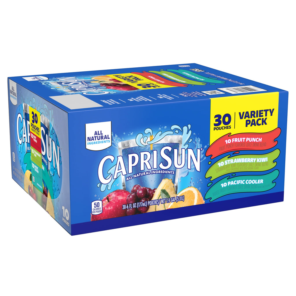 Capri Sun Fruit Punch Variety Juice Drink Blend 6 fl oz 30 Pack