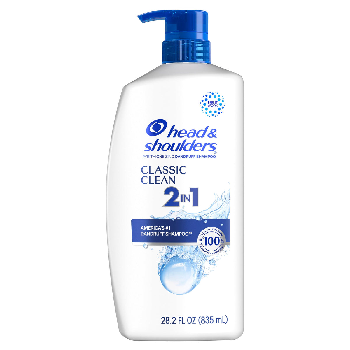 Head & Shoulders Classic Clean 2 in 1 Dandruff Shampoo and Conditioner 28.2 fl oz