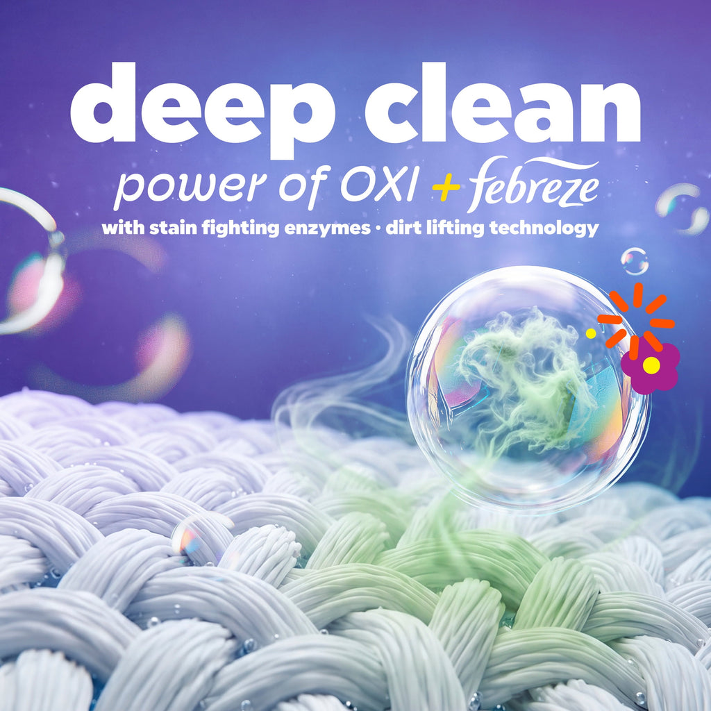 Tide Simply Oxi Boost Plus Febreze Odor Defense Liquid Laundry Detergent Sunny Breeze 129 fl oz 96 Loads