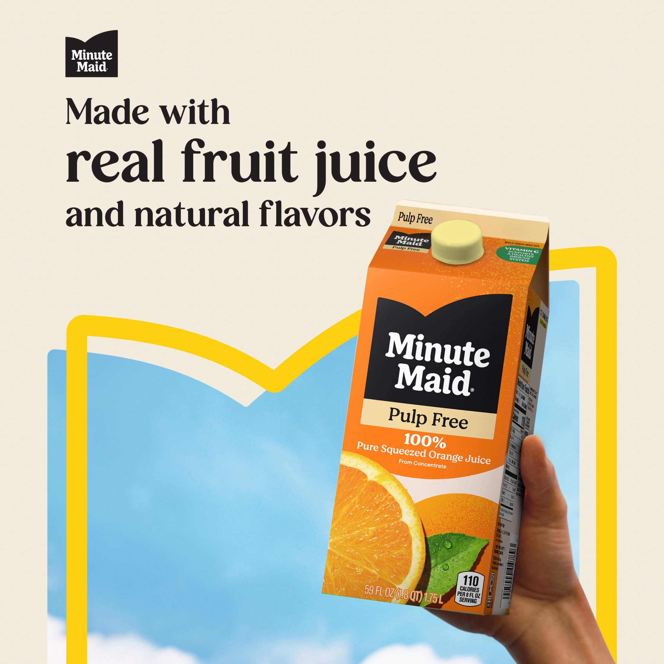 Minute Maid Pulp Free Orange Juice 59 fl oz Carton