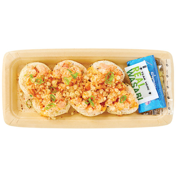 Wegmans Shrimp Po Boy Volcano Roll Cooked Sushi 6 Pc