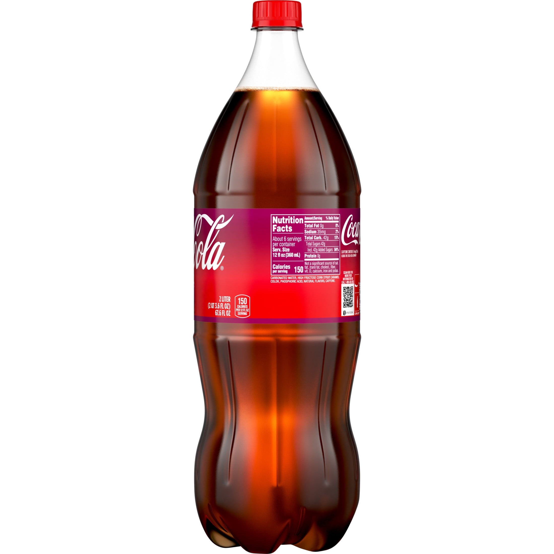Cherry Soda Pop Bottle 2 Liters Coca-Cola