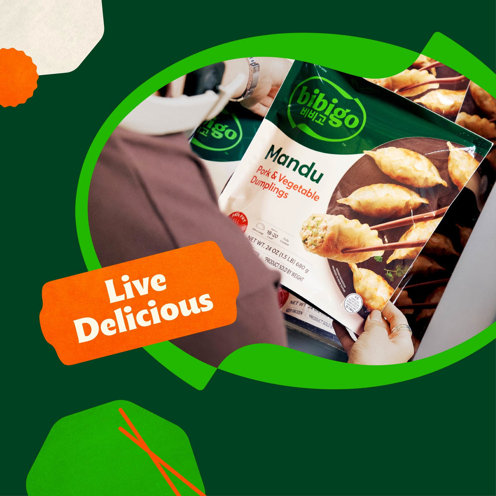 Bibigo Mandu Pork & Vegetable Dumplings Frozen 24 Oz