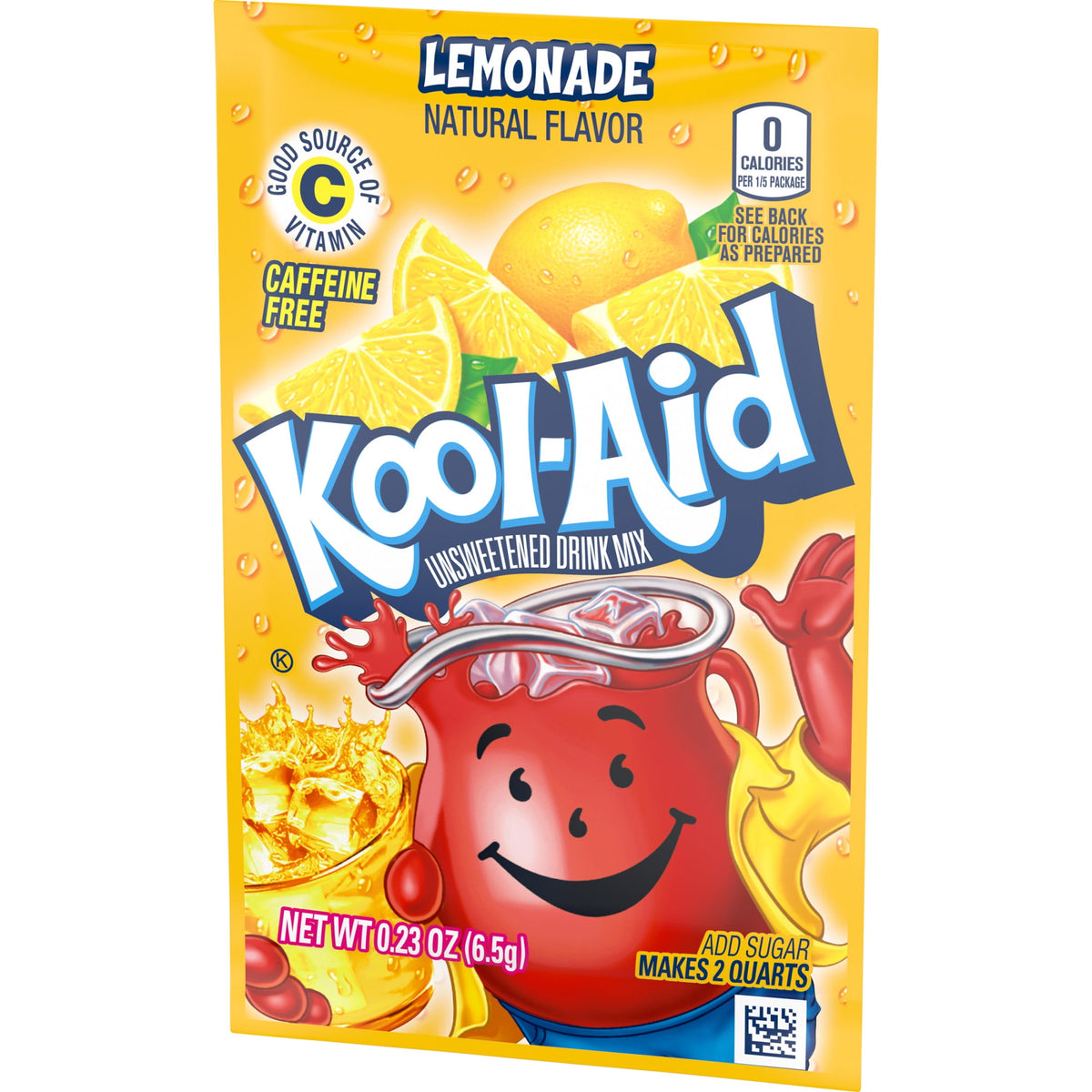 Kool-Aid Unsweetened Lemonade Drink Mix Packet 0.23 oz
