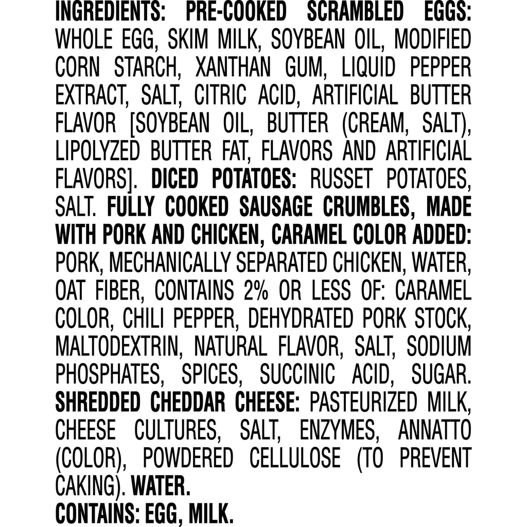 Jimmy Dean Sausage Breakfast Bowl Frozen 7 Oz