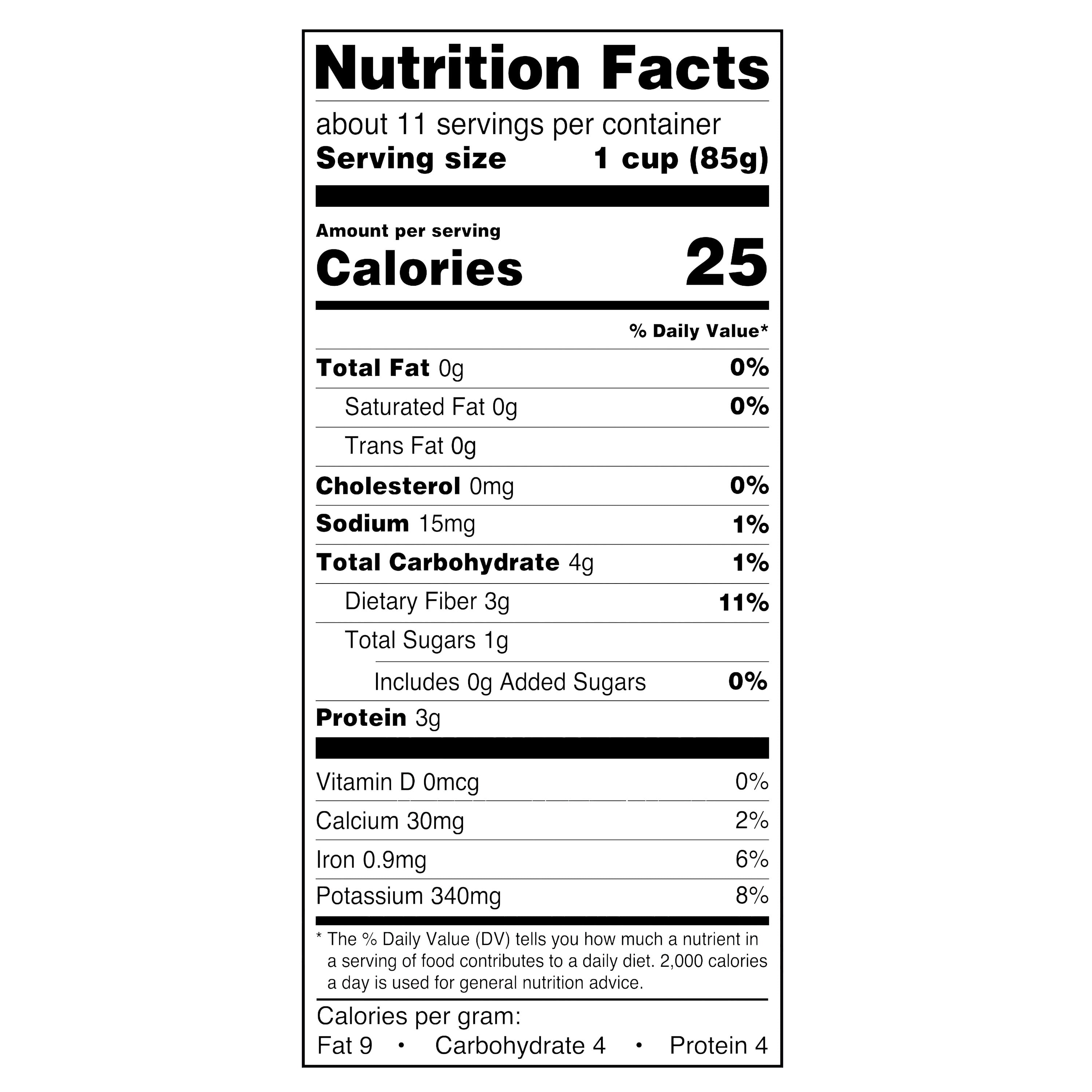 Great Value Broccoli Florets Frozen 32 Oz