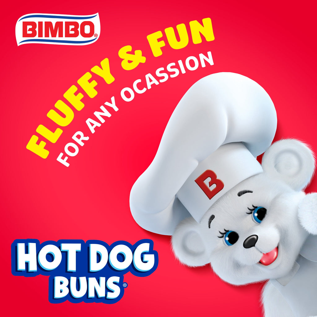 White Hot Dog Buns 14 Oz 8 Count Bimbo