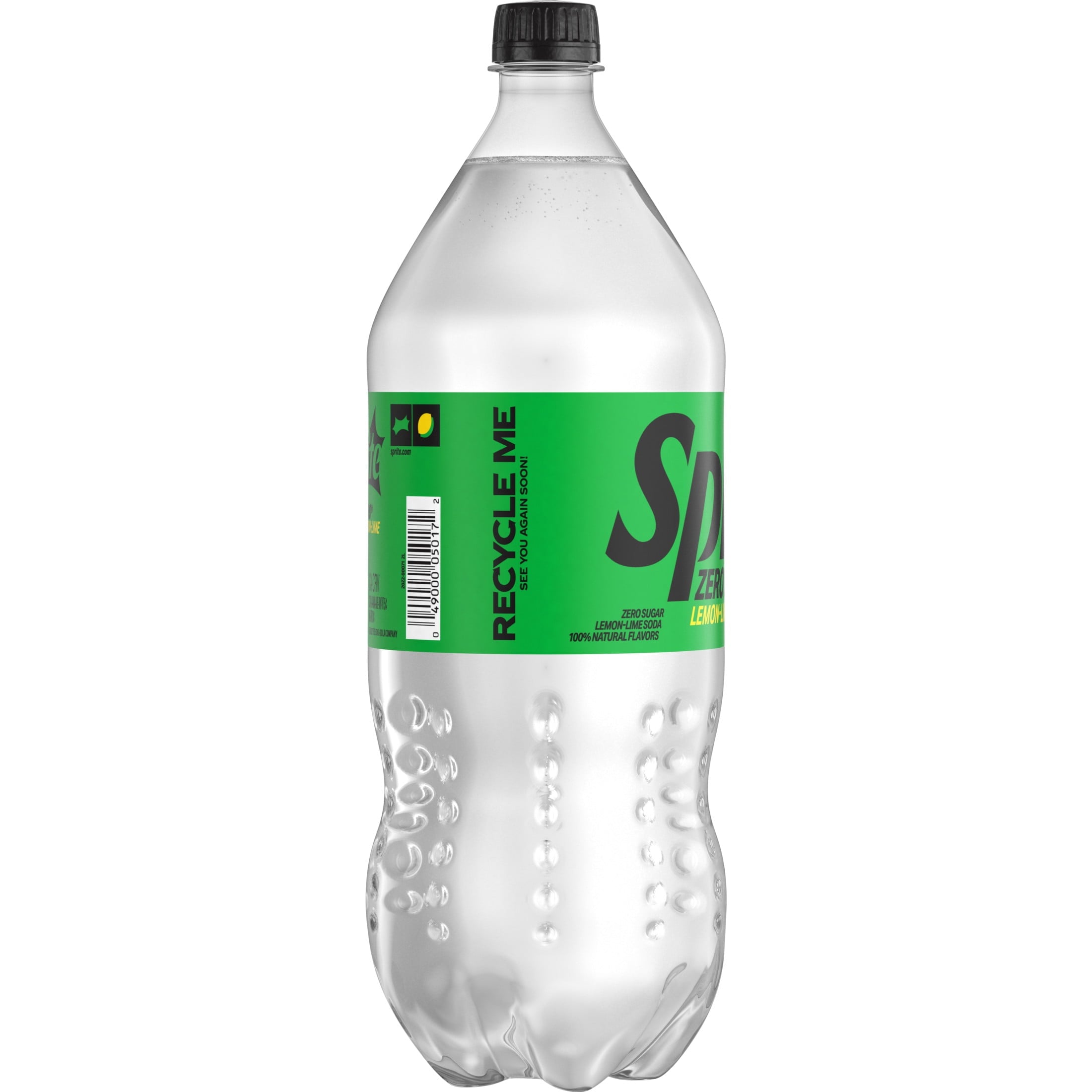 Sprite Zero Sugar Lemon-Lime Caffeine Free Soda Pop Bottle 2 Liters