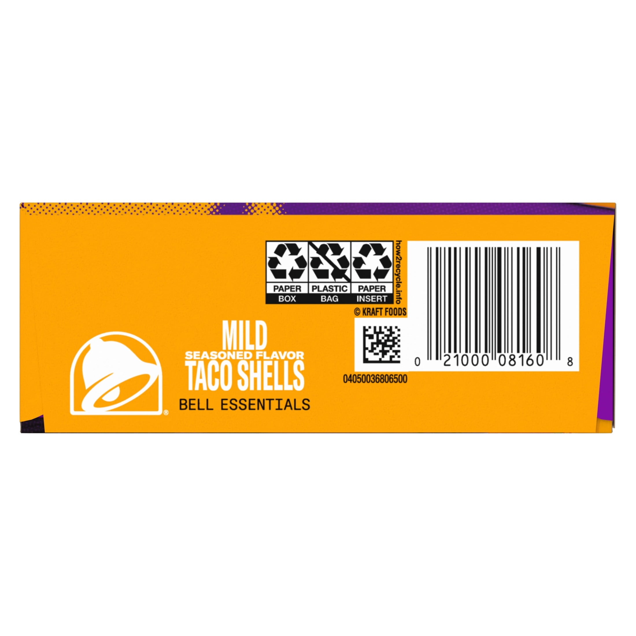 Mild Seasoned Flavor Crunchy Taco Shells 4.8 Oz 12 Count Taco Bell