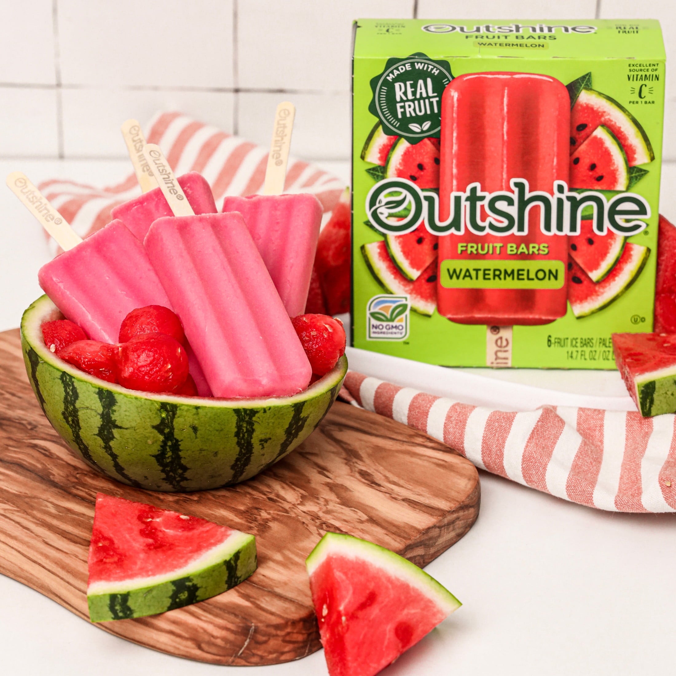 Outshine Watermelon Frozen Fruit Bars 6 Count