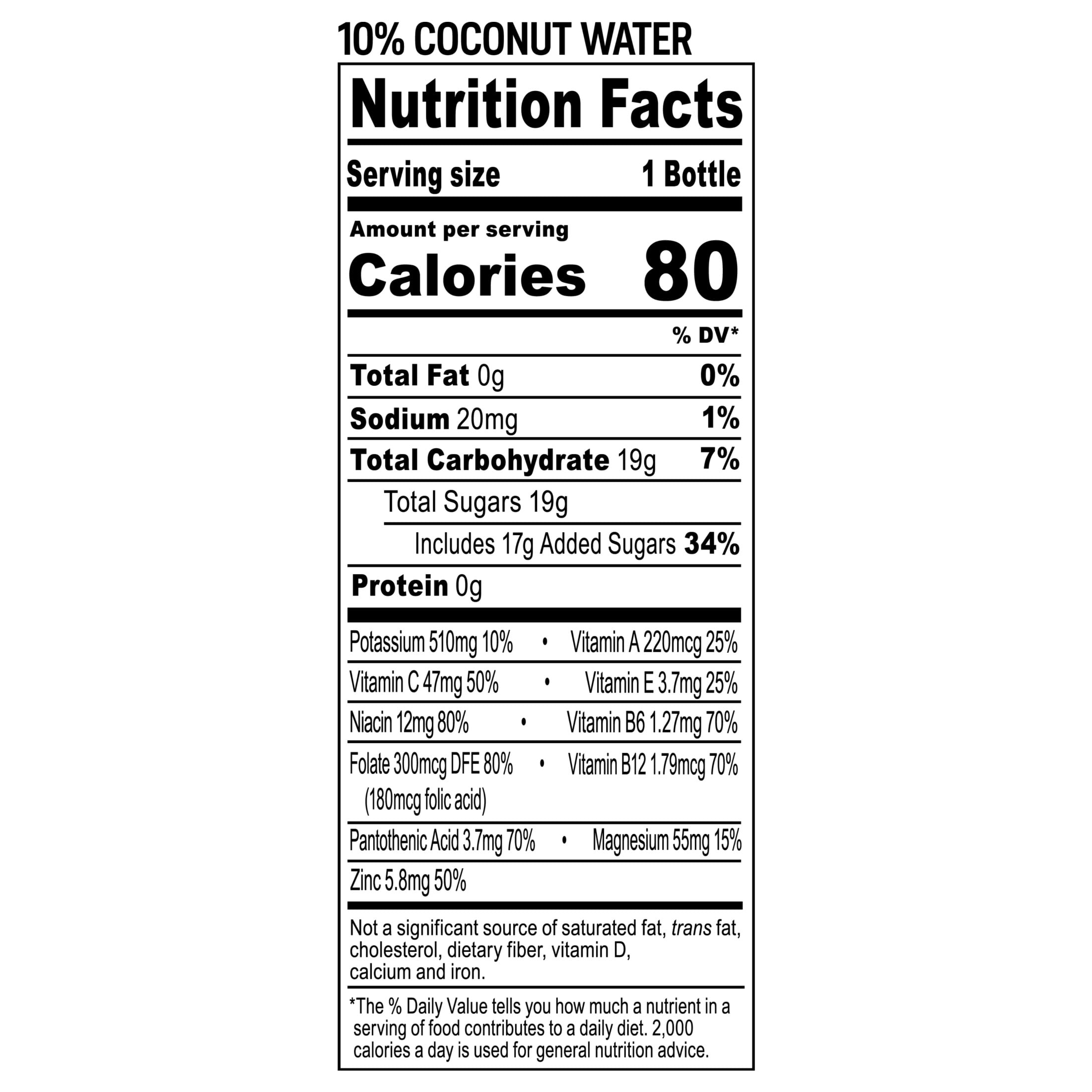 BODYARMOR Orange Mango Electrolyte Sports Drink 12 fl oz Bottles (8 Pack)