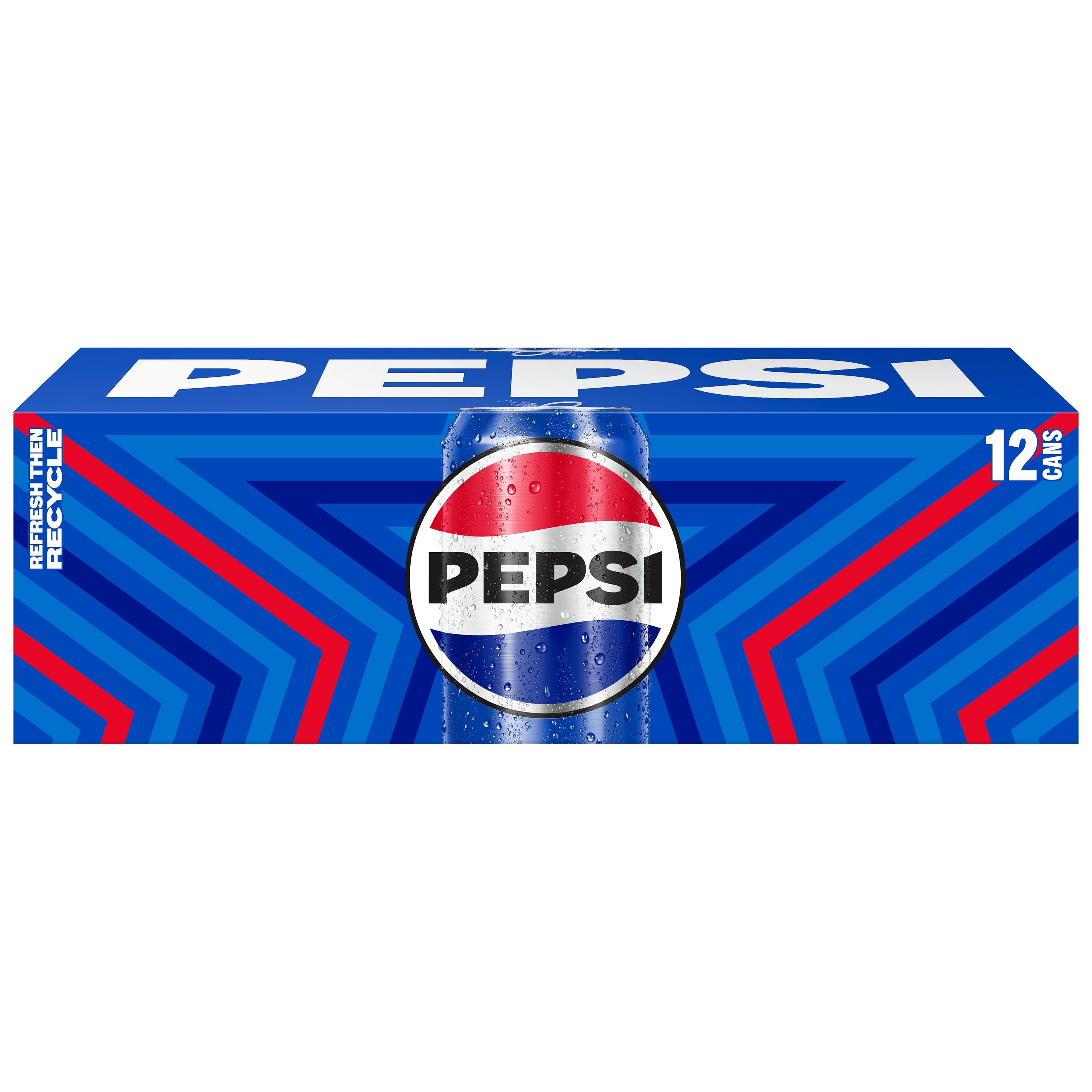 Pepsi Cola Soda Pop Cans 12 Fl Oz 12 Pack