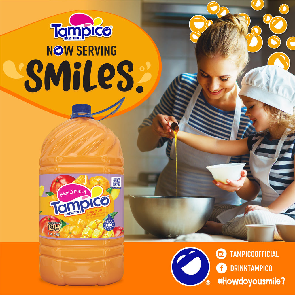 Tampico Mango Punch Mango Orange Tangerine Juice Drink 1 Gallon