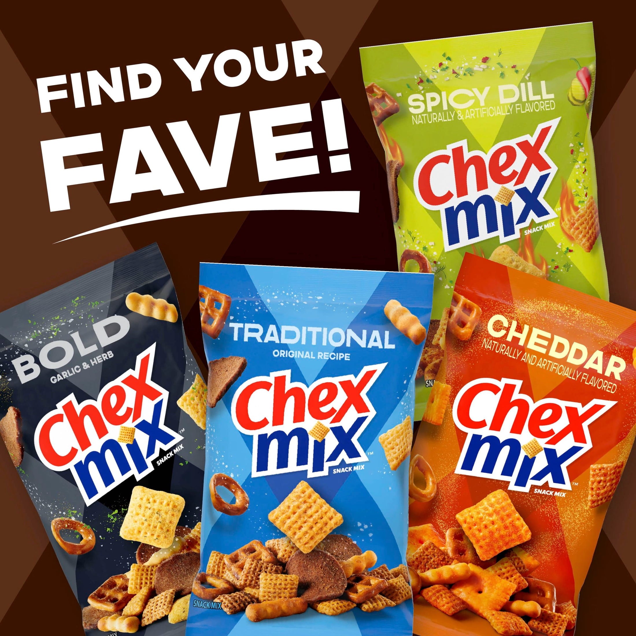 Sweet and Salty Snack Mix with M&Ms 13.5 Oz 1 Count Chex Mix