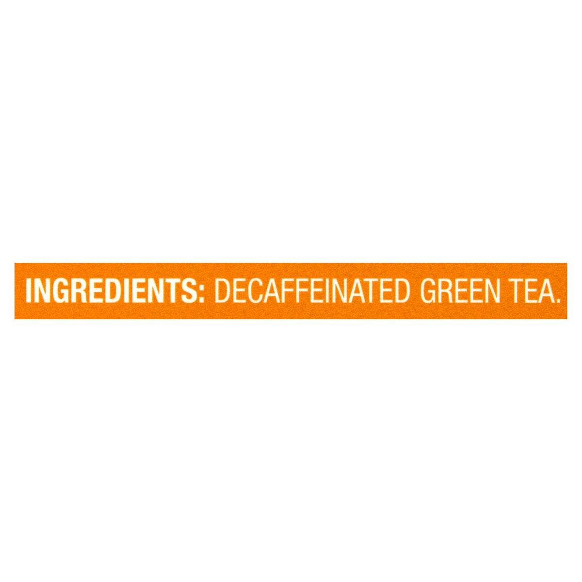 Great Value Decaffeinated Green Tea Bags 1.9 oz 40 Count