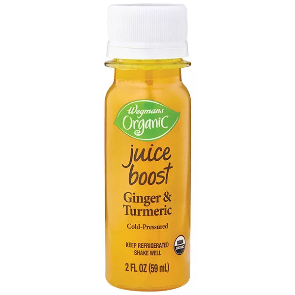 Wegmans Organic Ginger & Turmeric Juice Boost 2 fl. oz.