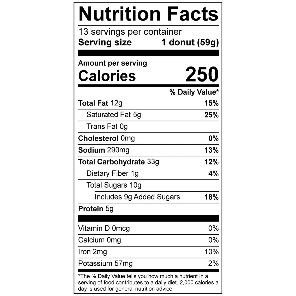 Sugar Topped Donuts 27 Oz 13 Count Freshness Guaranteed