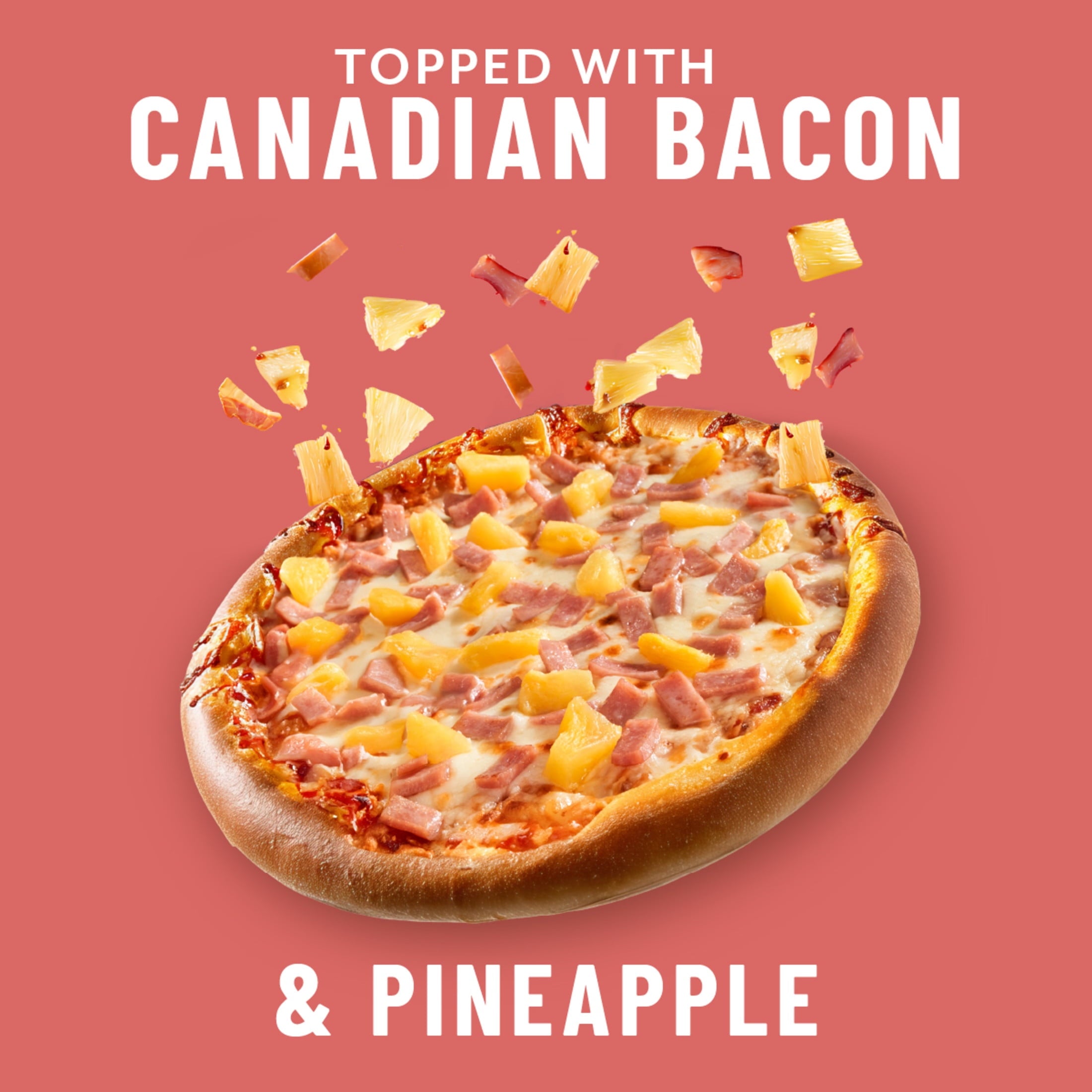 DiGiorno Hawaiian Style Rising Crust Frozen Pizza Canadian Bacon Pineapple 26.5 Oz