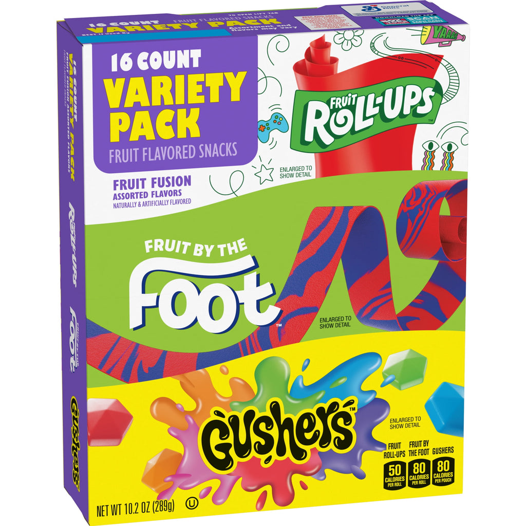 Fruit Snacks Variety Pack 10.2 Oz 16 Count General Mills