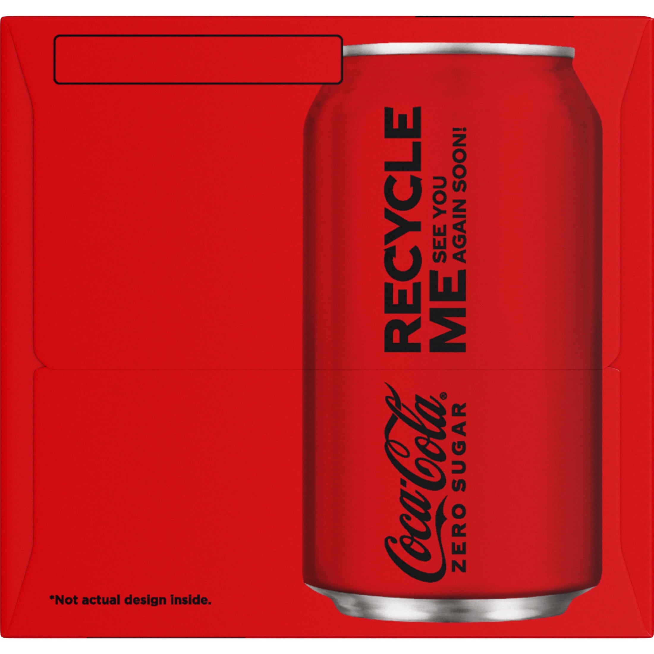 Zero Sugar Soda Pop Fridge Pack Cans 12 Fl Oz Coca-Cola